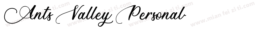 Ants Valley Personal字体转换
